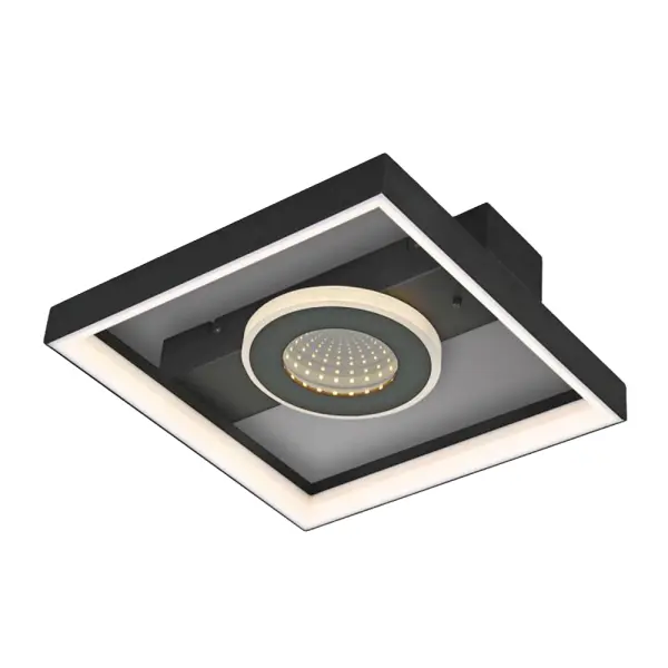LAMPARA DE TECHO LED CRONOS CUAD. 1+1 LED