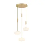 LAMPARA COLGANTE SELENE, 1+3 LED