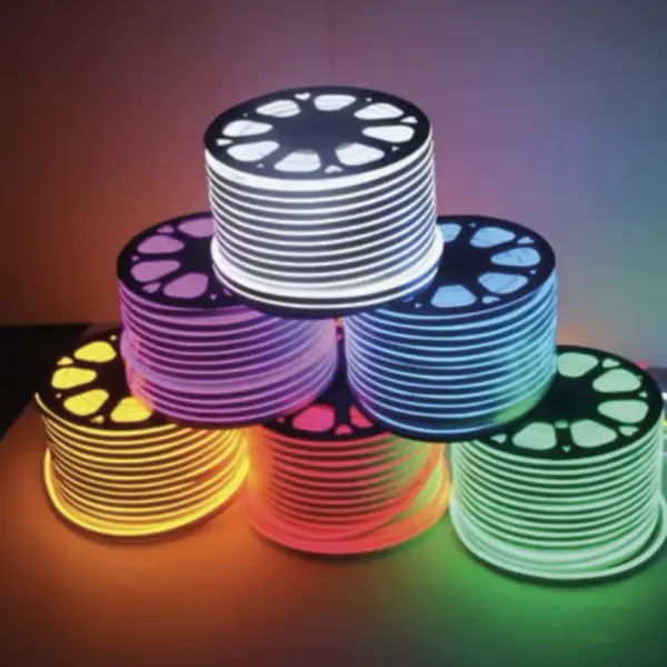 TIRA NEON 120 LED 50 MTS. FRI/CALIDO/VARIOS COLORES - X METRO -