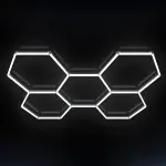 LAMPARA LED HEXAGONAL 144W